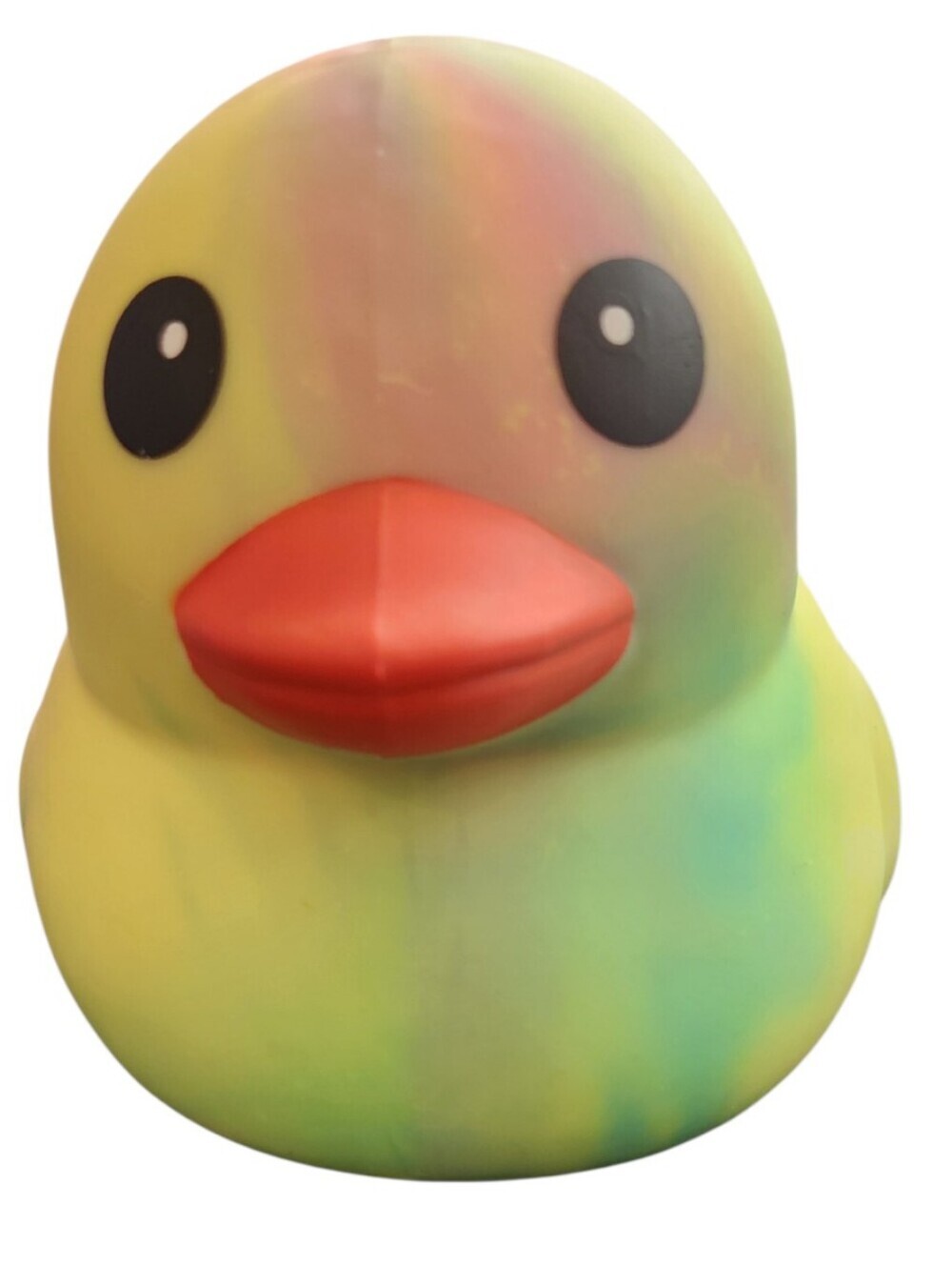 NEW Sunny Days Yellow Tie Dye Squishy Duck Stress Relief FUN Squeeze Fidget